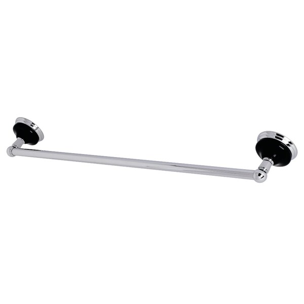 BA9111C Water Onyx 24" Towel Bar, Polished Chrome